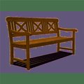 Renaissance Renaissance Outdoor Patio 5-foot Hand-scraped Wood Garden Bench  - V1299 V1299